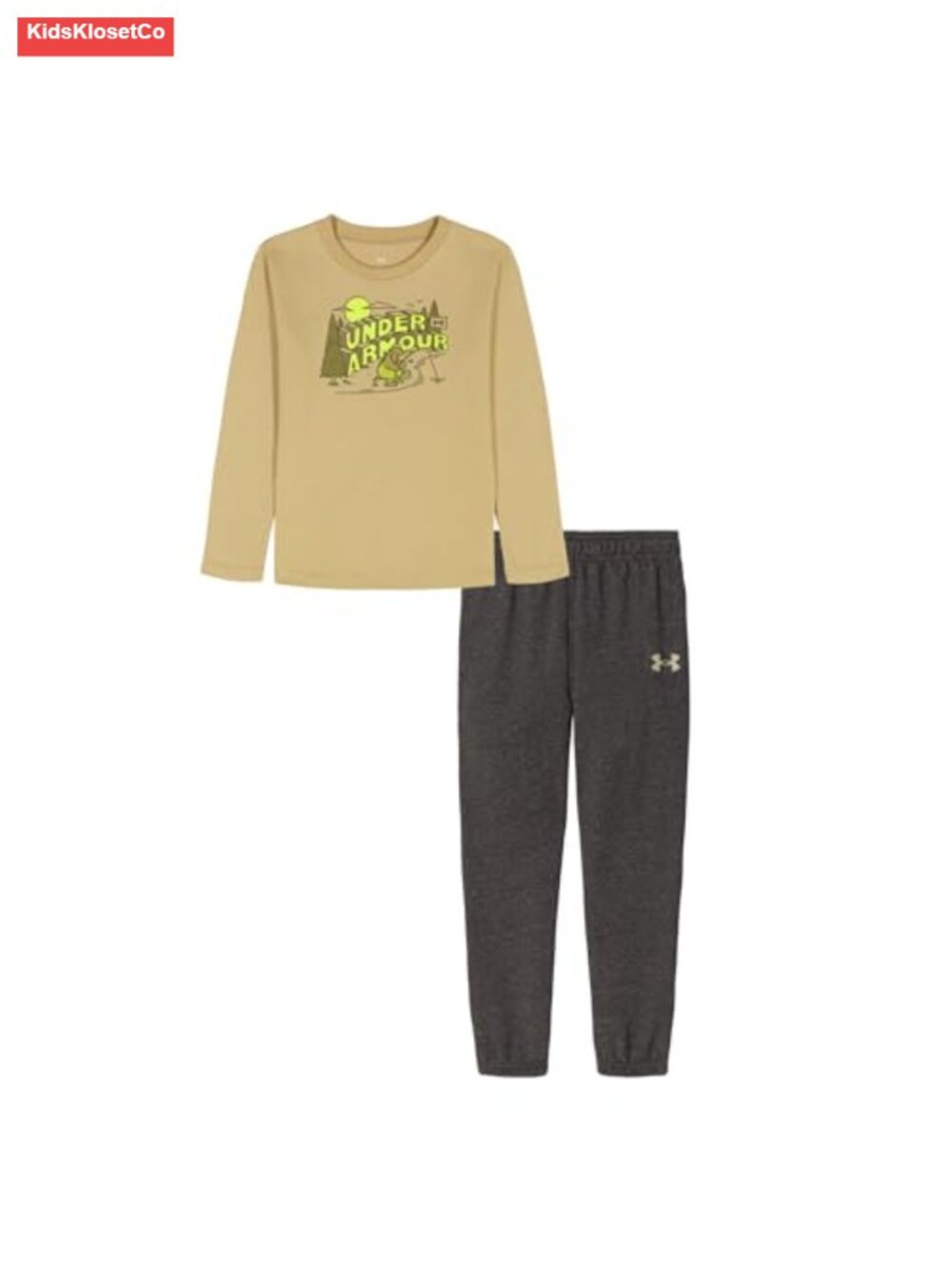 Boys 2-Piece Long Sleeve Tee and Pants Set Outdoor Collection